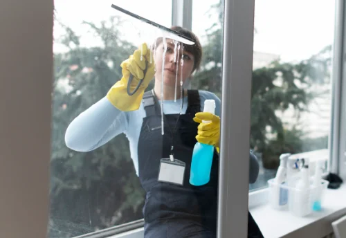 Nettoyage de vitres intérieures et extérieures à Seuilly